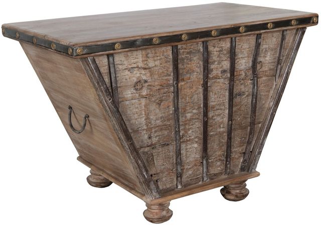 Classic Home Brown 33" Cart Storage Box-1