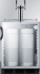 Summit Commerical® 5.5 Cu. Ft. Stainless Steel Beer Cooler/Kegerator-1