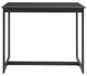 Zuo® Modern Midnight Black Aluminum Outdoor Wave Bar Table-1