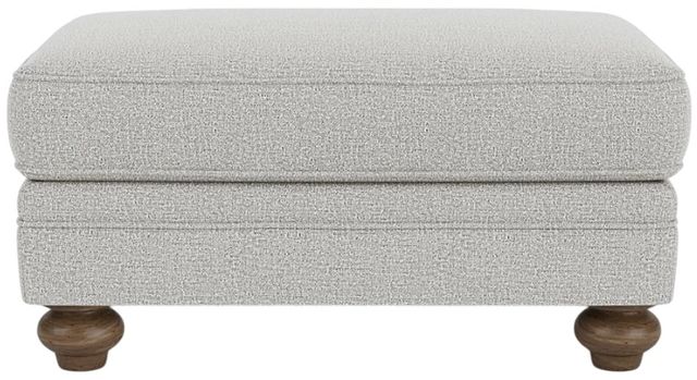 Flexsteel® Winston Silver Glacier Cocktail Ottoman-1