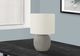 Monarch Specialties Inc. 20"H Grey Concrete Table Lamp-4