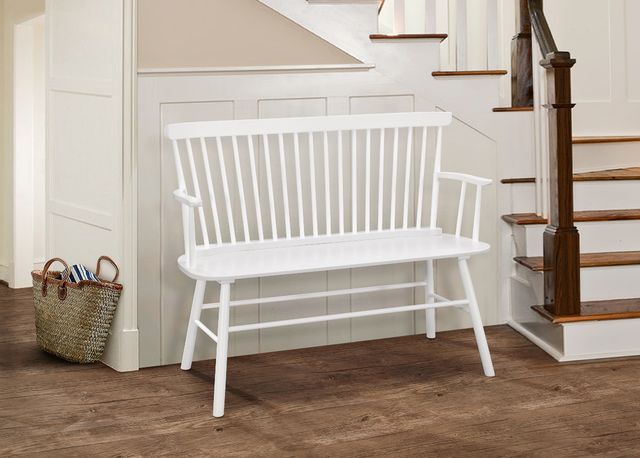 Crown Mark Jerimiah White Bench-1