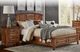 Archbold Furniture Customizable Amish Essentials Carson Maple King Arched Panel Storage Bed-2
