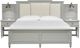 Magnussen Home® Glenbrook Natural/Pebble California King Wall Upholstered Panel Bed-1