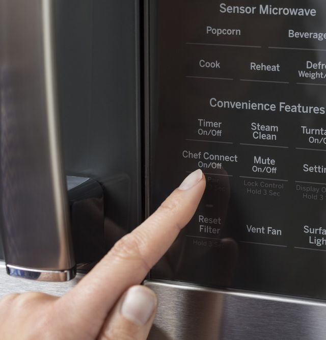GE Profile™ Series 2.1 Cu. Ft. Stainless Steel Over The Range Microwave-4