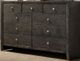 Crown Mark Evan Grey Five Piece Queen Bedroom Set-2