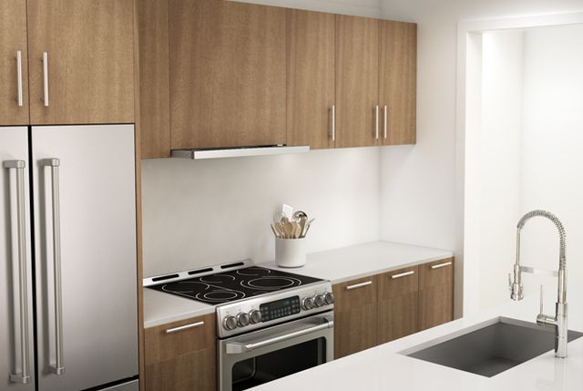 Zephyr Essentials Europa Pisa 36" Stainless Steel with Glass Under Cabinet Hood-3