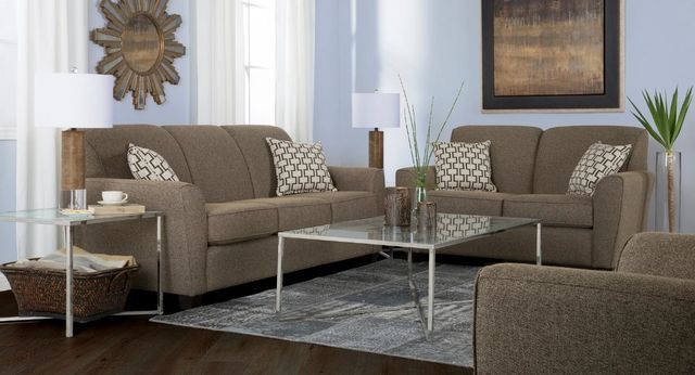Decor-Rest® Furniture LTD Customizable 2404 Fabric Curved Arms Sofa-2