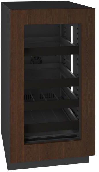 U-Line® Seamless Collection 18" 3.5 Cu. Ft. Panel Ready Beverage Center with Glass Door-2