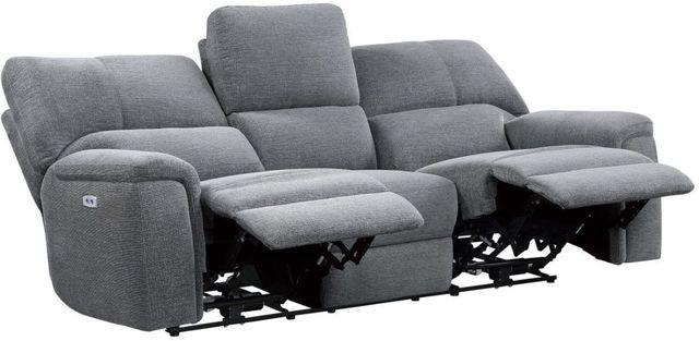 Homelegance® Dickinson Charcoal Power Double Reclining Sofa-2