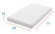 Furniture of America® Artemisia 10" Memory Foam Plush Tight Top Twin Extra Long Mattress-4