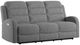 Emerald Home Harvey Gray Power Reclining Sofa with Power Headrest-0