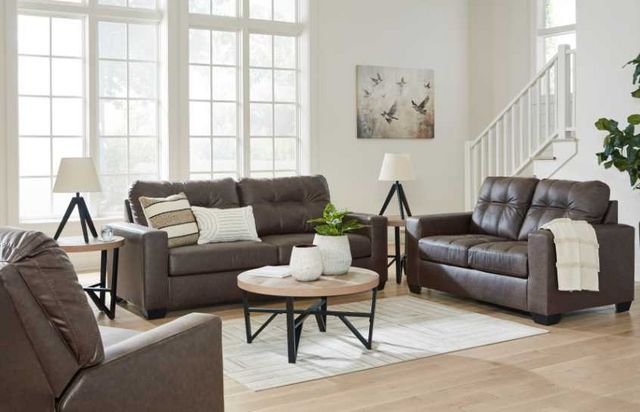 Benchcraft® Barlin Mills Umber Loveseat-4