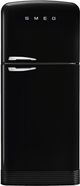 Smeg 50's Retro Style 31 in. 19.3 Cu. Ft. Black Top Freezer Refrigerator-0