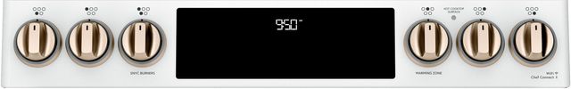 Café™ 30" Matte White Slide In Double Oven Induction Range-5