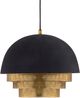 TOV Furniture by TOV Lighting Black/Gold Luxor Pendant Light-4