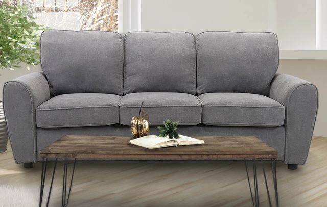 Mazin Furniture Bethany Grey Sofa-1