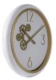 A & B Home Gold/White Clock-1