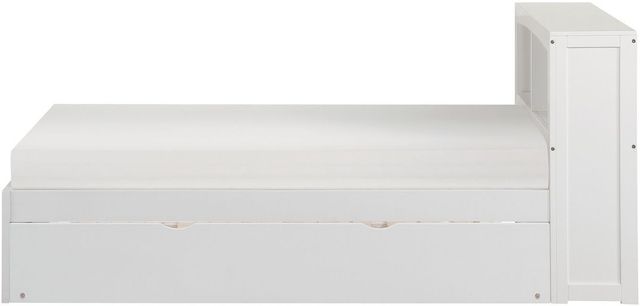 Homelegance® Galen White Youth Twin Platform Bookcase Bed with Twin Trundle-2