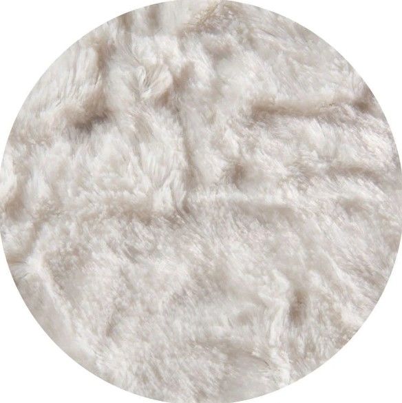 CordaRoy's® White Faux Fur King Bean Bag Cover-0