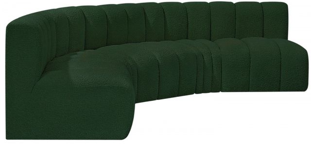 Meridian Furniture Arc 5-Piece Green Sectional-0