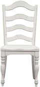 Liberty Furniture Magnolia Manor Antique White Ladder Back Side Chair-1