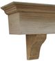 A & B Home Brown Durian Shelf-1