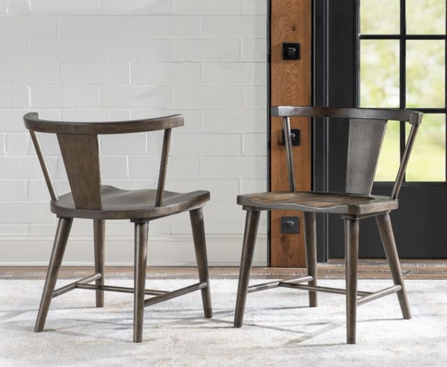 Legacy Classic Xxx's and Ooo's Cocoa Splat Back Dining Side Chair-1