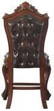 ACME Furniture Picardy 2-Piece Chocolate/Honey Oak Counter Chair Set-4