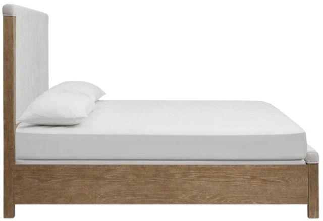 Magnussen Home® Plum Creek Elite Dove/Sierra Brown Upholstered King Panel Bed-1