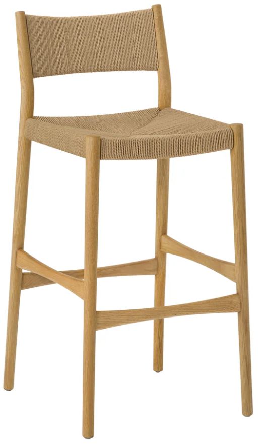 Armen Living Erie Natural Oak Bar Stool-0