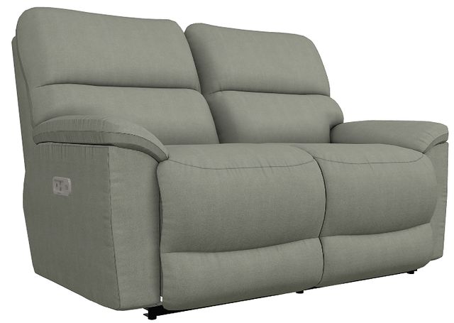 La-Z-Boy® Brooks Shadow Power Reclining Loveseat with Headrest-0