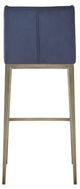VIG Furniture Modrest Mimi 2-Piece Blue/Brass Counter Stool Set-2
