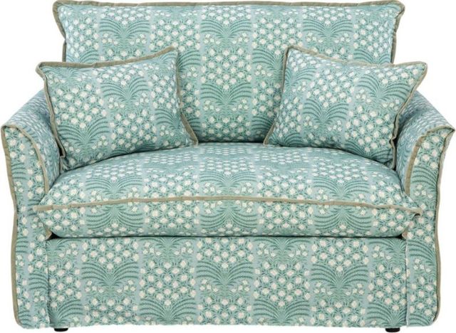Best® Home Furnishings Customizable Erin & Ben Co. Oxford Chair and a Half with Down Blend Cushions-2