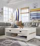 Magnussen Home® Sunset Cove Moonlight Pearl Rectangular Cocktail Table-1