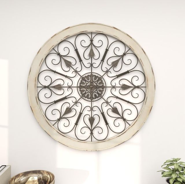 Deco Marche White Scroll Window Wall Decor-4