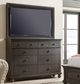 aspenhome® Oxford Peppercorn TV Frame-1