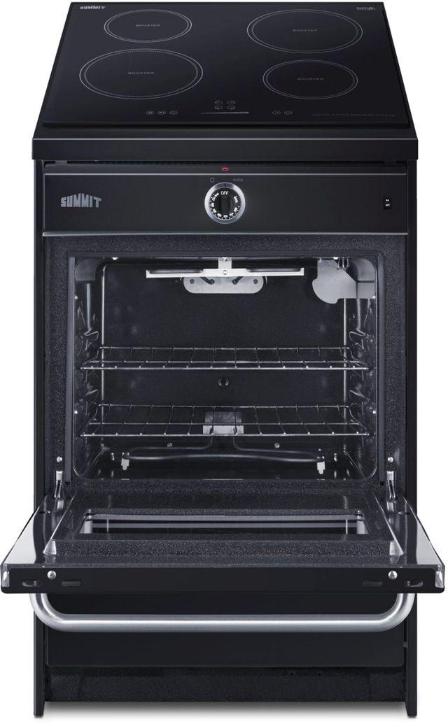 Summit® 24" Black Slide In Induction Range-1
