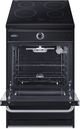 Summit® 24" Black Slide In Induction Range-1
