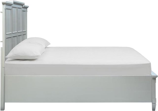Magnussen Home® Glenbrook Pebble Complete Queen Panel Bed-3