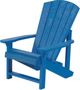 C.R. Plastic Generation Line Blue Kids Adirondack-1