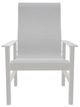 Telescope Casual Leeward Abalone/Snow Fabric/Polymer Outdoor MGP Sling Arm Chair-1