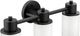 Moen® Iso™ Matte Black Three Globe Bath Light-1