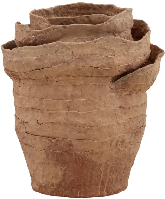 Dovetail Furniture Shai Terracotta Vase-0