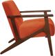 Mazin Furniture August Orange Upholstered Accent Chair-2