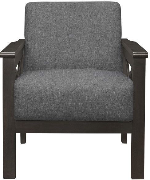 Mazin Furniture Herriman Light Gray Accent Chair-1
