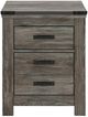 Signature Design by Ashley® Frandern Gray Nightstand-1