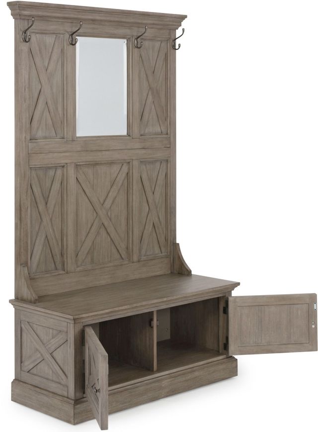 homestyles® Mountain Lodge Gray Hall Tree-3