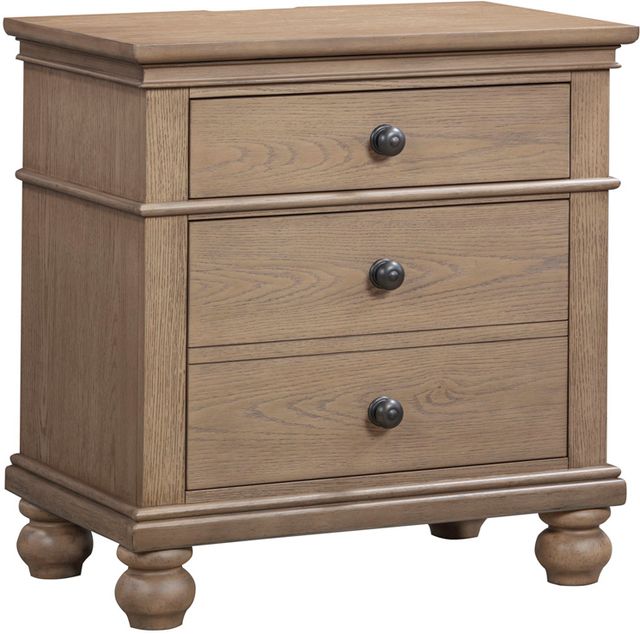 aspenhome® Oxford Tan 2-Drawer Nightstand-0