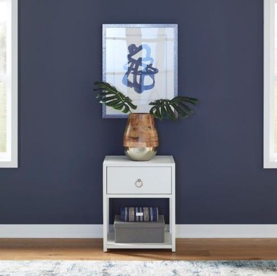 Liberty Furniture East End Wirebrushed White End Table-1